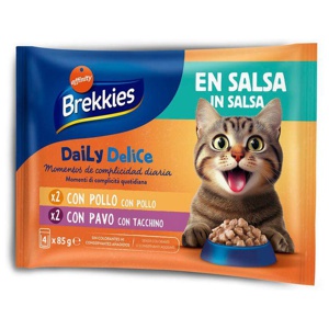 Sparpaket Brekkies Daily Delice 24 x 85 g Produktbild