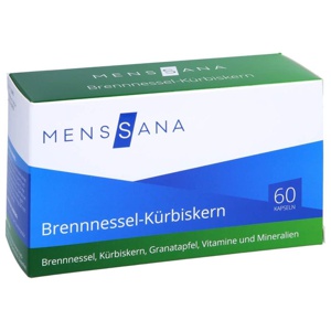 BRENNNESSEL KÜRBISKERN MensSana 60 St Kapseln Produktbild