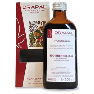 Brennnesselblätter Bio Pflanzensaft Drapal, 200 ml Saft Produktbild