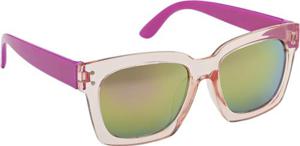 Bright Transparent Pink - Mirror lens, 1 styck produkt bild