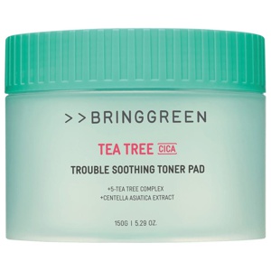BRINGGREEN Tea Tree Cica Trouble Soothing Toner Pad 90 st produkt bild