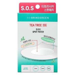 BRINGGREEN Teatree Cica SOS Spot Patch 75+25 st produkt bild