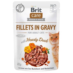 Brit Care Cat Adult Anka i Sås 85 g produkt bild