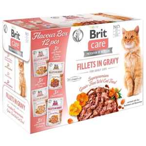 Brit Care Cat Adult Bitar i Sås Multipack 12x85 g produkt bild