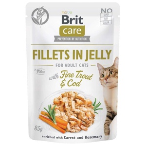 Brit Care Cat Adult Torsk & Öring i Gelé 85 g produkt bild