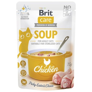 Brit Care Våtfoder för katter Kycklingsoppa 75g produkt bild