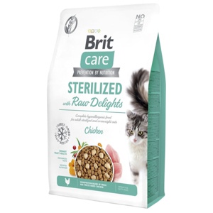 Brit Care Cat Sterilized with Raw Delights 2 kg produkt bild