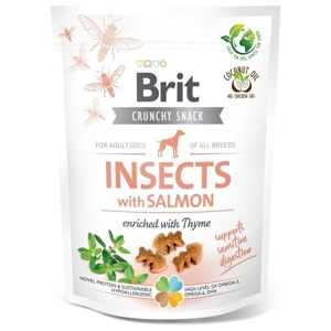 Brit Care Crunchy Snack Insects Salmon 200 g produkt bild