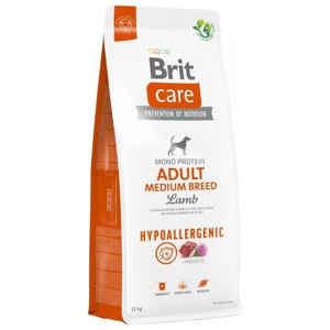 Brit Care Dog Hypoallergenic Adult Medium Breed, Lamb, 12 kg produkt bild