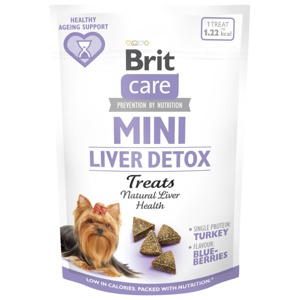 Brit Care Dog Mini Treats Liver Detox 50 g produkt bild