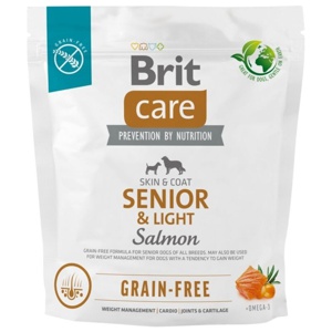 Brit Care Dog Senior & Light Grain Free Salmon (1 kg) produkt bild