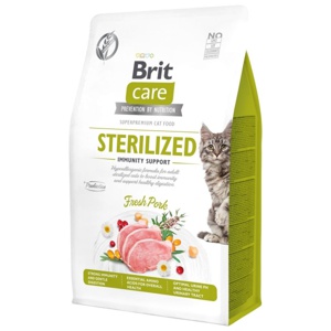 Brit Care Grain Free Cat Sterilized Immunity Support Fresh Pork produkt bild