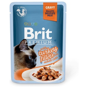 Brit Premium Pouches Fillets in Gravy with Turkey produkt bild