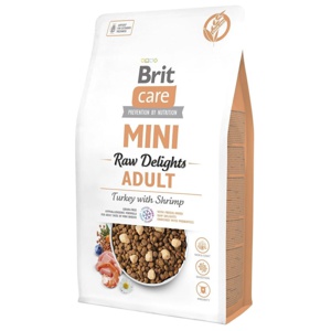 Brit Care Mini Raw Delights Turkey with Shrimp 2 kg produkt bild