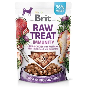 Brit Care Raw Treat Dog Immunity Kyckling, Lamm & Gris 40 g produkt bild