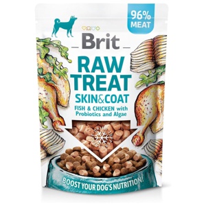 Brit Care Raw Treat Dog Skin & Coat Kyckling Fisk & Gris 40 g produkt bild