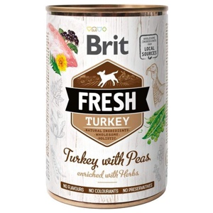 Brit Fresh Cans Turkey with Peas 400 g produkt bild
