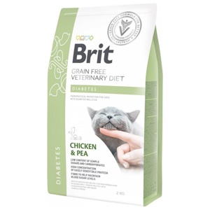 Brit GF Vet Diets Cat Diabetes 2 kg produkt bild