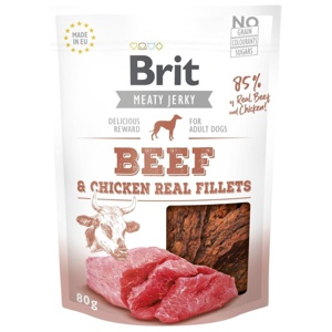 Brit Care Meaty Jerky Beef Fillets produkt bild