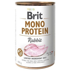 Brit MONO PROTEIN RABBIT våtfoder för hundar 400 g produkt bild