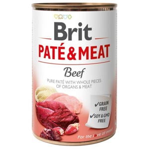 Brit Paté & Meat Beef 400 g produkt bild