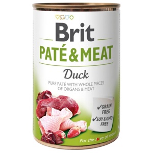 Brit Pate & meat duck 400g produkt bild