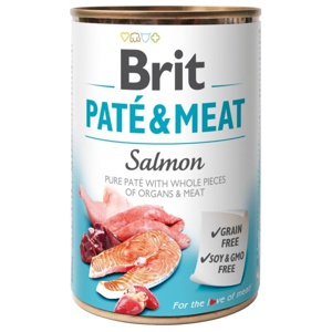Brit Paté & Meat Salmon 400 g produkt bild