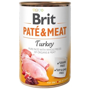 Brit Paté & Meat Turkey 400 g produkt bild