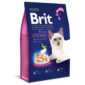 Brit Premium by Nature Cat Adult Chicken 8 kg produkt bild
