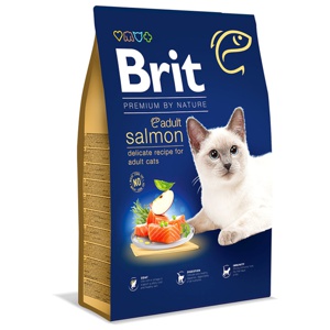 Brit Premium by Nature Cat Adult Salmon 8 kg produkt bild
