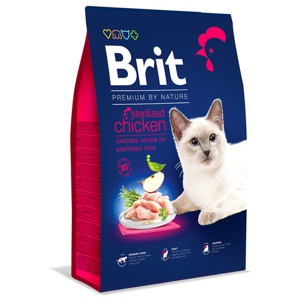 Brit Premium by Nature Cat Sterilized Chicken 8 kg produkt bild