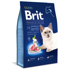 Brit Premium by Nature Cat Sterilized Lamb 8 kg produkt bild