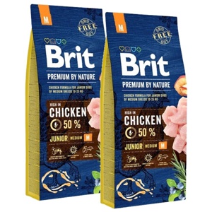 Brit Premium By Nature Dog Junior Medium Chicken produkt bild