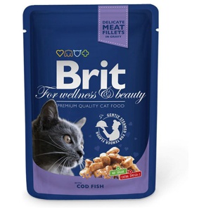 Brit Premium Cat Adult Cod Fish in Gravy 100 g produkt bild
