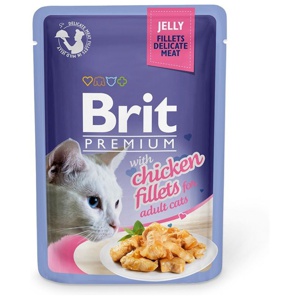 Brit Premium Pouches Fillets in Jelly with Chicken produkt bild
