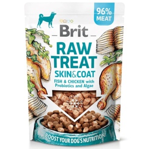 Brit Raw Treat Skin & Coat Freeze-dried Treat and Topper produktbillede