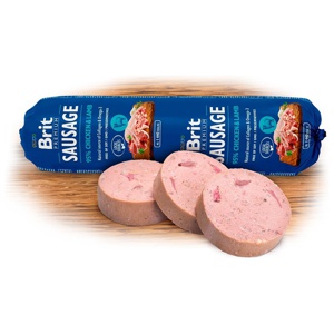 Brit Sausage 12 x 800 g - Kyckling & lamm produkt bild