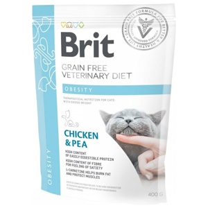 Brit Veterinary Diet Cat Obesity Grain Free (400 g) produkt bild