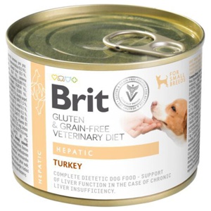 Brit Veterinary Diet Dog Hepatic Grain Free 400 g produkt bild