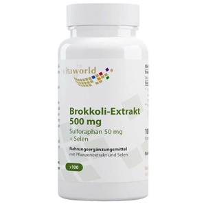 BROKKOLI 500/50 mg Sulforaphan+Selen Kapseln Produktbild