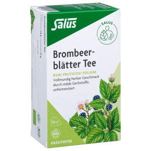 BROMBEERBLÄTTERTEE Kräutertee Bio Salus Filterbtl. Produktbild