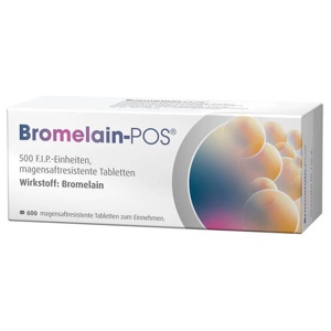 Bromelain-POS 600 St Tabletten magensaftresistent Produktbild