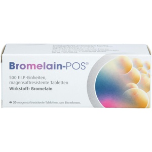 Bromelain-POS 30 St Tabletten magensaftresistent Produktbild