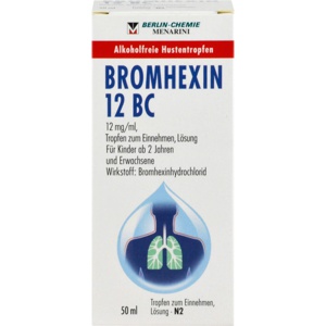 BROMHEXIN 12 BC Tropfen zum Einnehmen Produktbild
