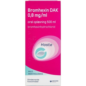 Bromhexin "DAK" produktbillede