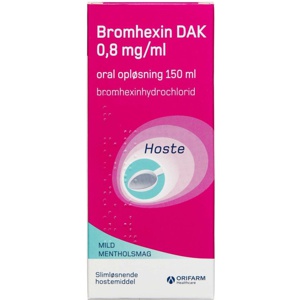 Bromhexin "DAK" produktbillede