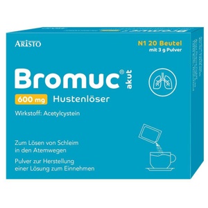 BROMUC akut 600 mg Hustenlöser Plv.z.H.e.L.z.Einn. Produktbild