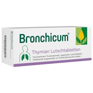 BRONCHICUM Thymian Lutschtabletten Produktbild