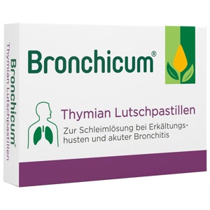 BRONCHICUM Thymian Lutschpastillen Produktbild