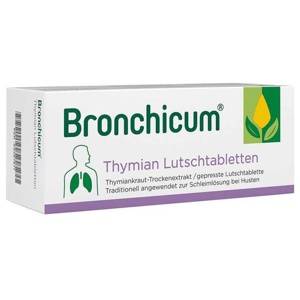 Bronchicum® Thymian Lutschtabletten, 50 St Lutschtabletten Produktbild